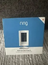 Ring Stick Up Cam Plug-In Indoor/Outdoor 1080p Wired Security Camera