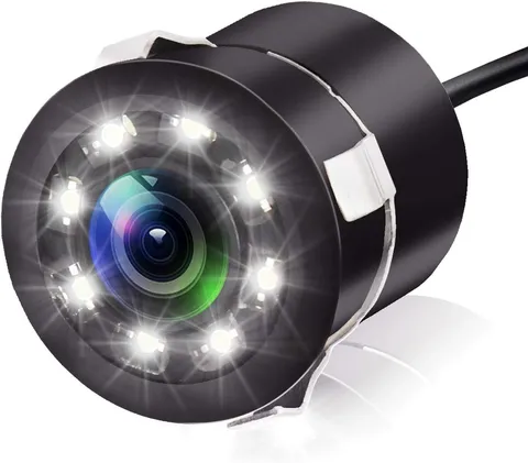 Backup Camera, JPP Embedded Rear View Camera, Waterproof Camera LED Night Vision