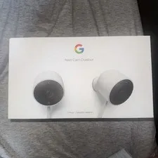 Google NC2400ES Nest Cam Outdoor Security Camera - 2 Pack