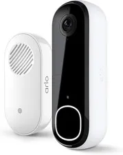 Video Doorbell 2K Wireless Wired Camera with Night Vision 2-Way Audio Motion