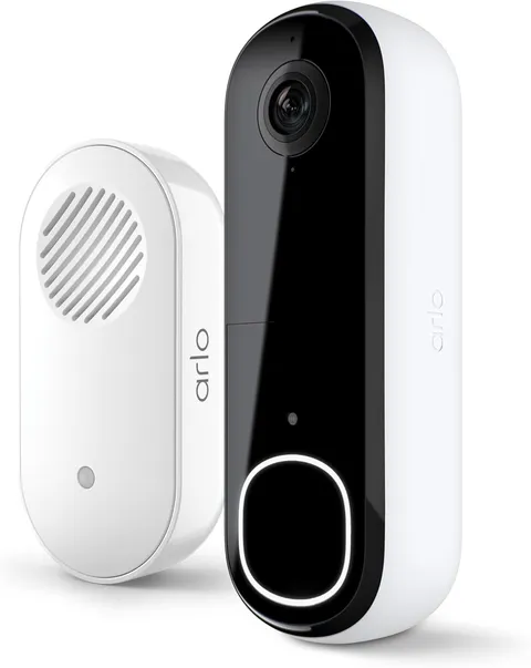 Video Doorbell 2K Wireless Wired Camera with Night Vision 2-Way Audio Motion