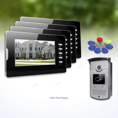 7inch Video Door Entry Phone Call System with IR Night Vision for Home Security