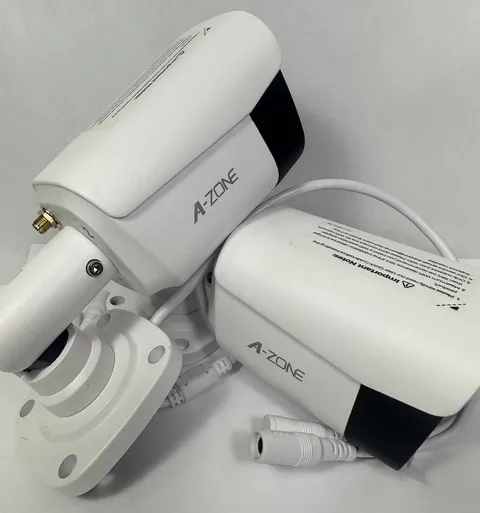 A-ZONE HD 3MP WiFi  Security  Camera Model : AZ1W3MP-K10-2 Lot of 2