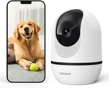 4MP Indoor Security Camera, Pan Tilt Cam for Baby Monitor, Wi-Fi Home Security P