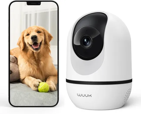 4MP Indoor Security Camera, Pan Tilt Cam for Baby Monitor, Wi-Fi Home Security P
