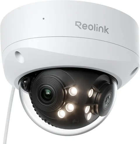 REOLINK Duo 3V Poe, 16MP UHD Dual-Lens Poe Security Camera with 180° Panoramic,