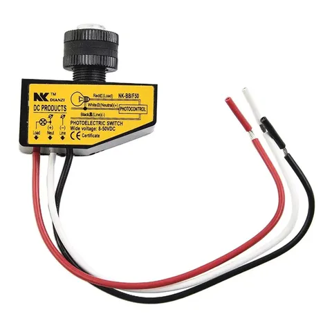 Automatic Light Sensor Control Switch DC 8V-50V Photocell Light Switch Parts