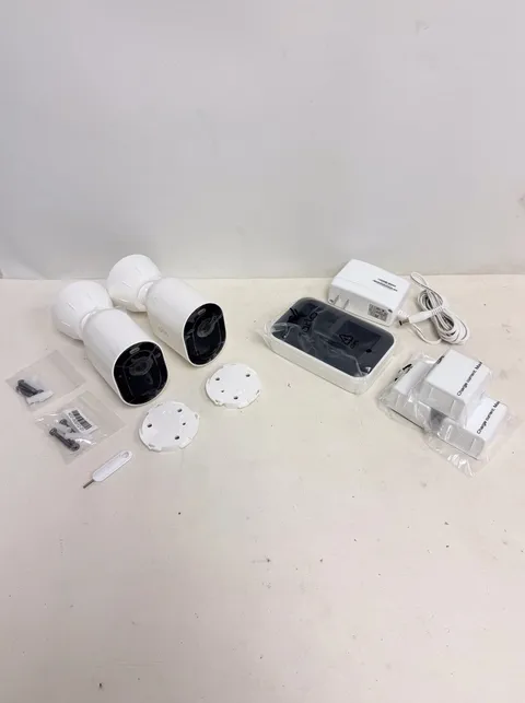 Arlo Pro 5S 2K Security Bundle with 2 Wireless Spotlight Cameras in White
