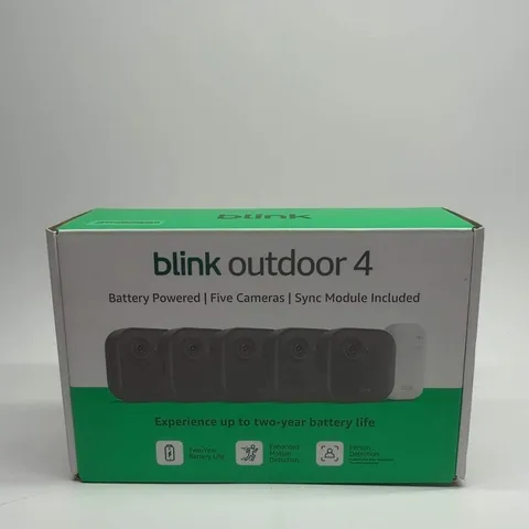 BRAND NEW BLINK Outdoor 4 (4th Gen) 5-Camera Security System w/ Sync Module
