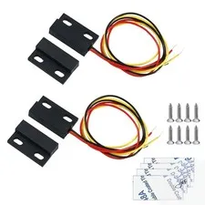 Magnetic Reed Switch,Normally Closed/Open NO/NC Waterproof DC 12V Magnetic