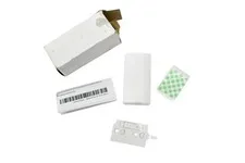 ADEMCO Vibration Sensor Detector White SIXSHOCK2A Wireless Battery Wall Mount