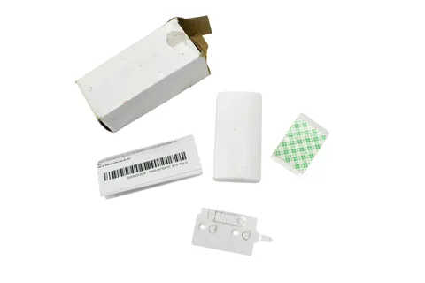 ADEMCO Vibration Sensor Detector White SIXSHOCK2A Wireless Battery Wall Mount