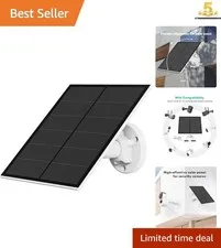 Outdoor 5W Solar Panel for USB-C Security Cameras - Easy Installation & Durable