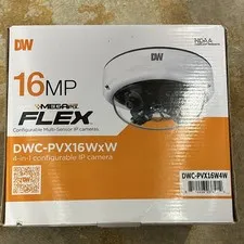 DW MegaPix FLEX 16MP Multi-Sensor IP Dome Camera, Wired, Color, White