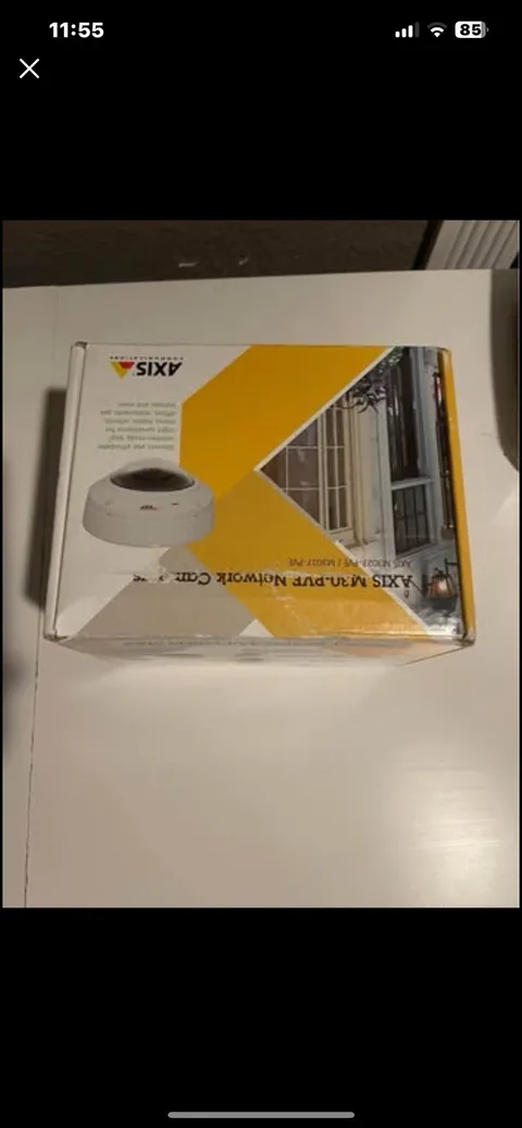 Axis M3027-PVE IP/Network Wired Dome Security Camera White w/ Ethernet Cable
