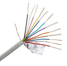12 Core Screened Professional Security Alarm Cable White, 100m