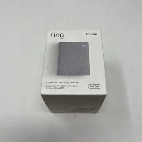 New Ring Chime 3rd Gen Enhanced Audio Real-Time Alerts Home Security White
