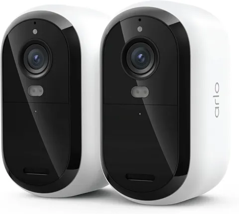 Arlo Essential Battery 2K Wireless Security Cameras Outdoor Indoor 2-Pack