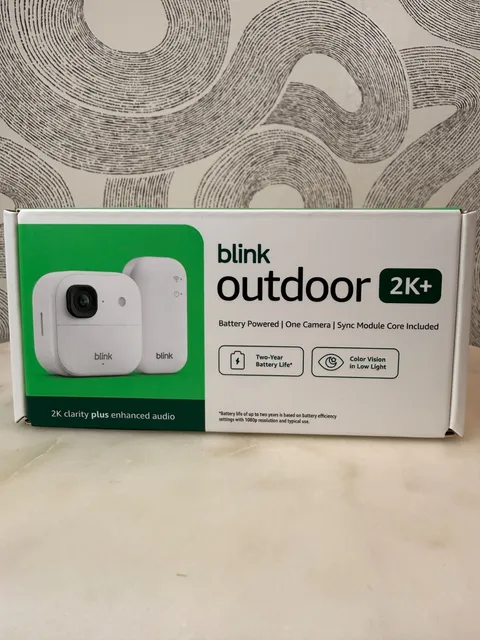 Blink Outdoor 2K+ Security Camera Sync Module Core 1 Cam Kit Sealed New