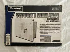 Homak Security Steel Wall Safe, White - HMC High Security Tubular Locking NEW