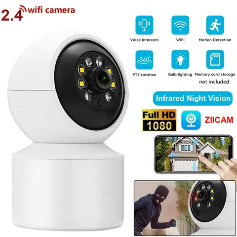 1080P Home Security Camera Wireless WiFi Night Vision Baby Pet Surveillance Cam