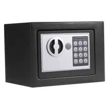 Small Safe Box Digital Electronic Security Safe Box for Home Black