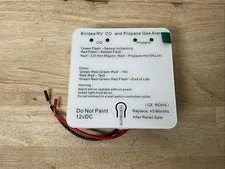 Briidea RV CO Propane Gas Alarm, Dual LP/CO, Separate LED Indicator UNUSED