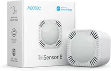 Trisensor 8, 800 Series Zwave Motion Sensor, Temperature, Light Sensor, Work wit