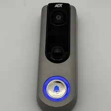 ADT DBC835-V2 Wireless HD Video Doorbell Camera w/ Mount Plate Tested Working
