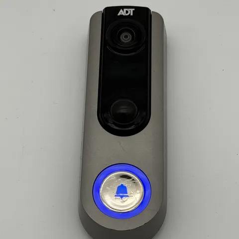 ADT DBC835-V2 Wireless HD Video Doorbell Camera w/ Mount Plate Tested Working