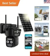 All-in-One Outdoor Security Camera with HD Video, Alerts & Easy Installation
