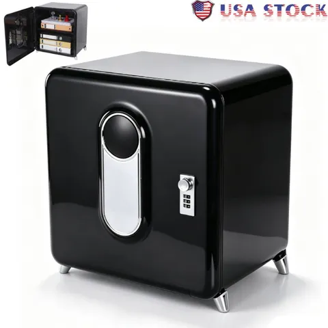 Lockable Document Storage Box with Combination Lock Safety Locking Box