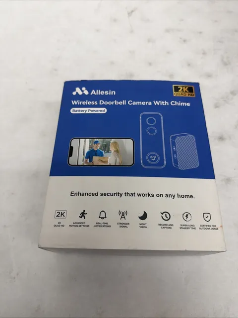 Allesin - Wireless Doorbell Camera With Chime