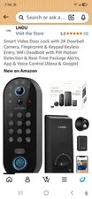 LNDU Smart Keyless Entry Door Lock DL100 Smart Lock (Alexa & Google)