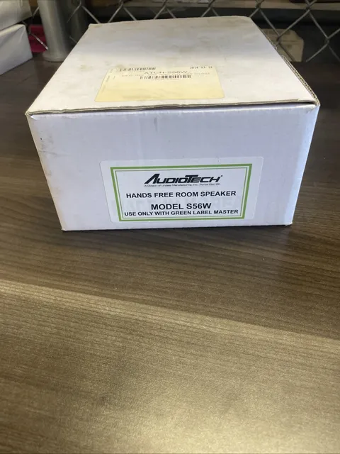 New AudioTech Intercom Model S56W White Room Station Speaker