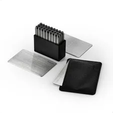 - Wallet Crypto Seed Storage Steel Plates Steel Punch Set