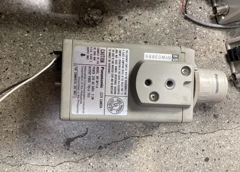 Panasonic WV-CP214 Color CCTV Surveillance Box Camera - Analog - Gray