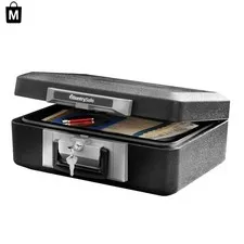 Classified Fireproof Safe Box with Key Lock for Money & Valuables Protection
