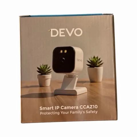 DEVO Smart IP Camera 2K Quad HD AI Tracking Color Night Vision Wi-Fi CCAZ10