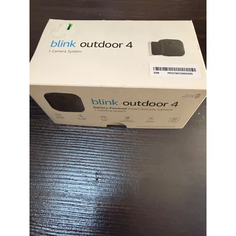 Blink Outdoor 4 Smart Security Camera System 1 Camera Kit 4th Gen Black