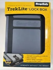 Snapsafe Treklite Lock Box w/ Key Lock-XL, TSA Lock Approved (Polycarbonate)