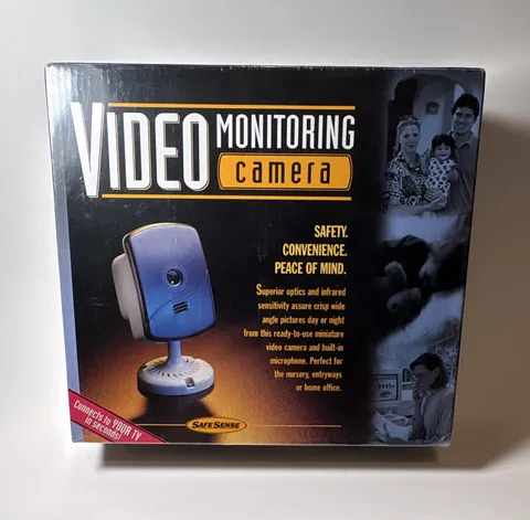 SafeSense Wired CCTV Indoor Camera w/ Night Vision & Microphone