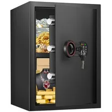 [19.7" Tall] Large Home Safe Box, Anti-theft Safes with Dual Alarm System, Di...