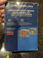 Chamberlain 820CB Replacement Opener Garage Door Safety Sensors, Black Small