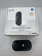 Arlo Essential Indoor/Outdoor 2k Smart Camera. Nt