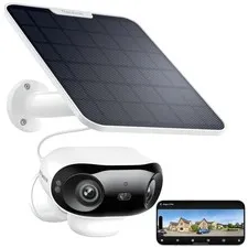 Outdoor Wireless Security Camera, 180° Dual-Lens, 8MP ColorX