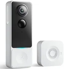 3MP Camera Doorbell Camera Wireless Video Doorbell 2K HD- No Subscription Requir