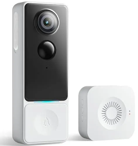 3MP Camera Doorbell Camera Wireless Video Doorbell 2K HD- No Subscription Requir