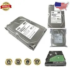 Renewed 4TB SATA 6Gb/s Internal Hard Drive for CCTV DVR Surveillance