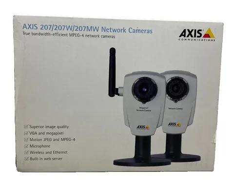 AXIS 207/207W/207MW Network Cameras / VGA Motion JPEG & MPEG-4 / Microphone